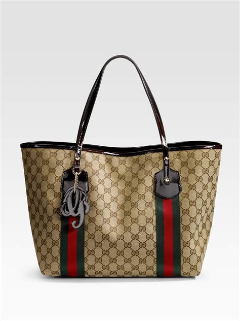 largest gucci tote|genuine gucci bag purse tote.